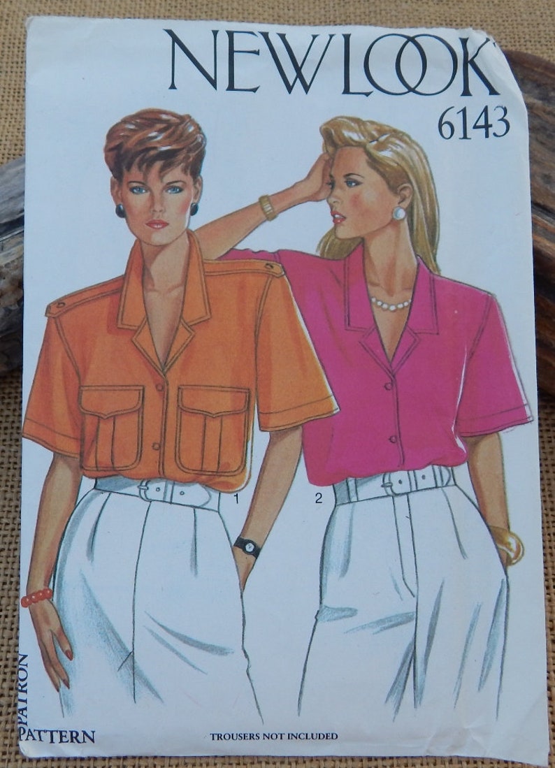New Look 6143 / New Look Blouse Pattern Size 8-10-12-14-16-18 - Etsy