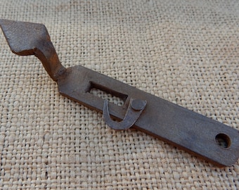 Hand Forged Latch  /  Rustic Hand Forged Latch  /  Industrial Hand Forged Latch  /  Rustic Industrial Art Latch