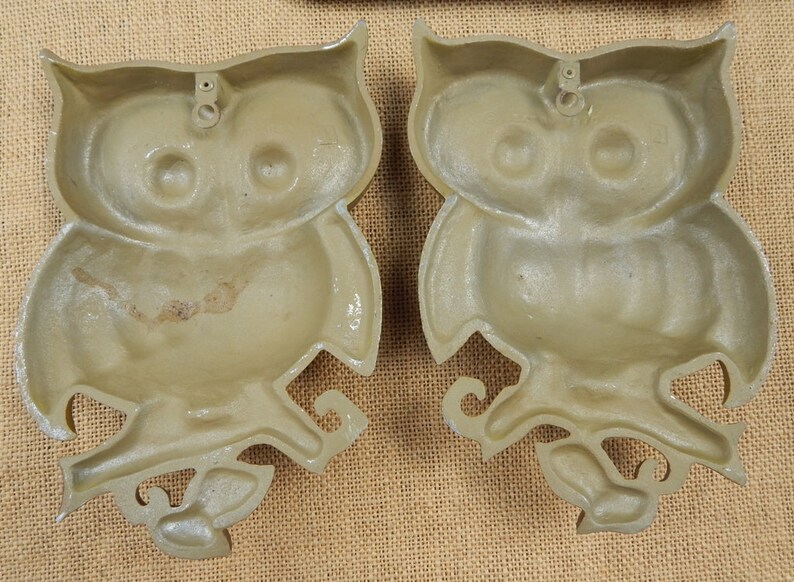 1970 Sexton Owl / 1970 Sexton Cast Aluminum Owl Wall Hangings Etsy