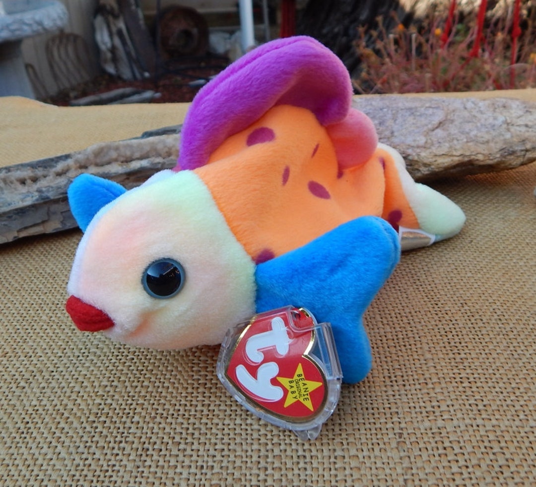 TY Beanie Baby Fish Lips / Lips Beanie Baby Birthday March 15 Etsy