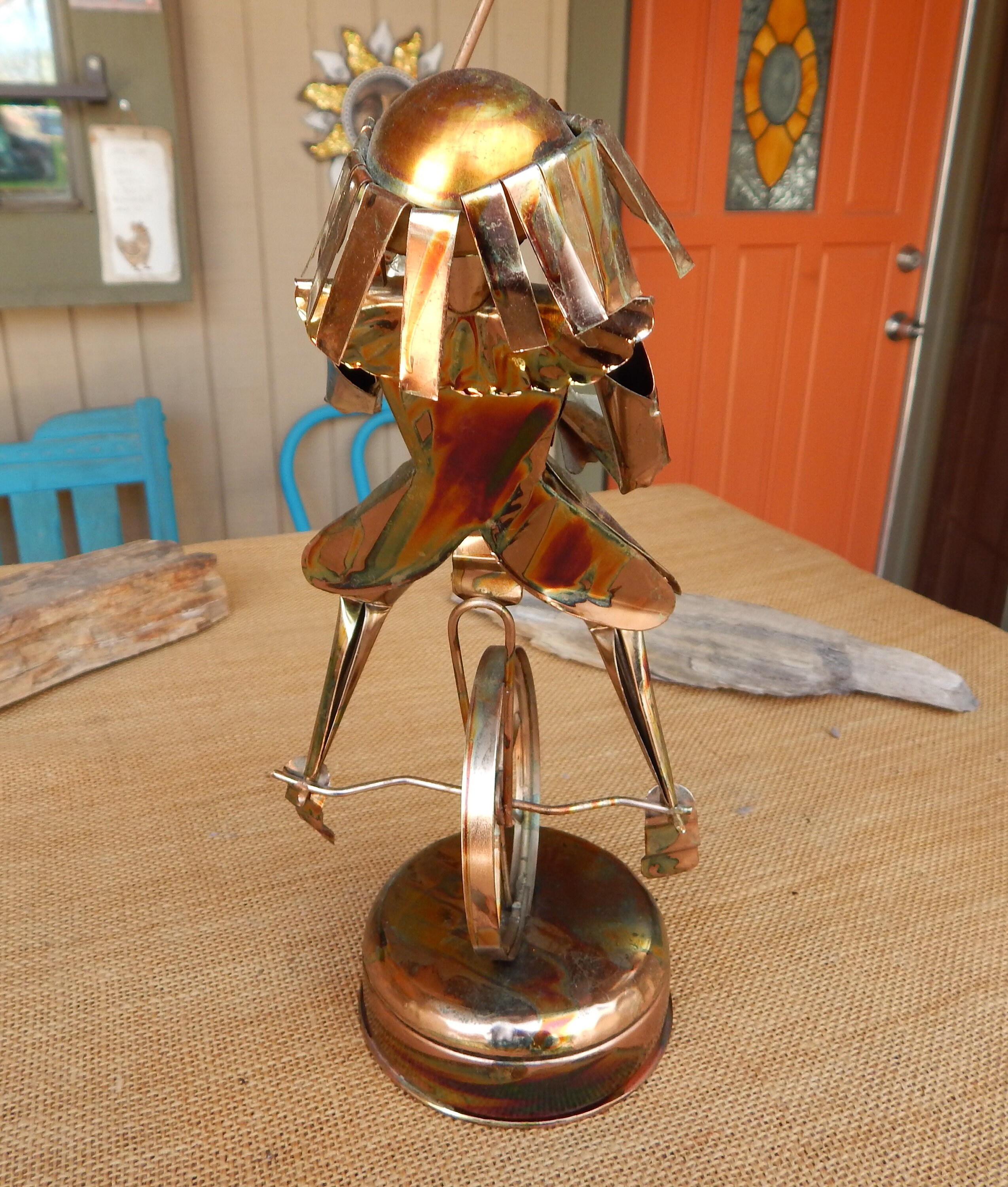 Copper Clown Sankyo Music Box 