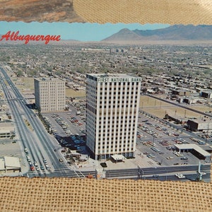 Albuquerque New Mexico Postcard  /  1960&#39;s  - 1970&#39;s  /  Unused Albuquerque New Mexico Postcard  /  New Old Stock  /  Route 66  /   Unused