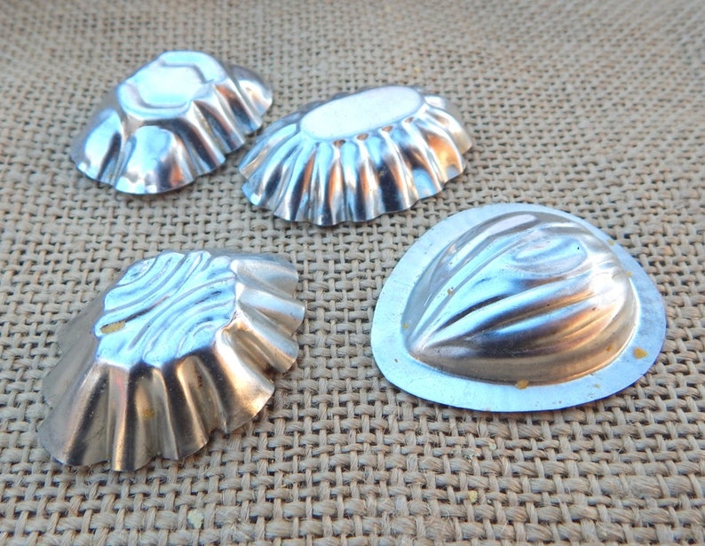 7.00 SALE / Aluminum Tart Shell Molds / 4 Small Tart Shell Etsy