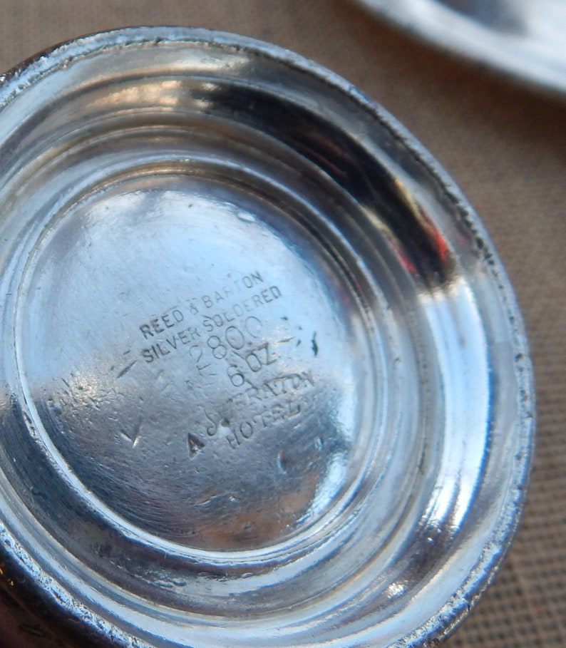 Reed & Barton Silver Soldered Serving Pieces Sheraton Hotel Etsy