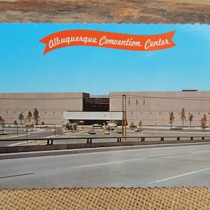 Albuquerque Convention Center Postcard  /  Albuquerque New Mexico Postcard  /  New Old Stock   /  1970&#39;s Albuquerque Postcard  /  Unused