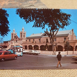 San Felipe De Neri Church  /  Old Town Albuquerque New Mexico Postcard  / New Old Stock   /  Albuquerque Old Town Postcard  /  New Old Stock