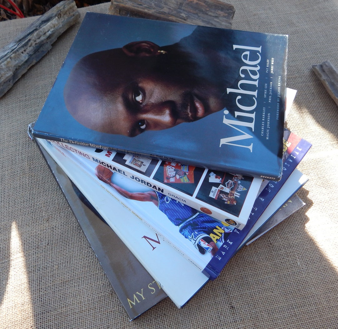 5 Michael Jordan Books / First Edition 1999 memories of Etsy