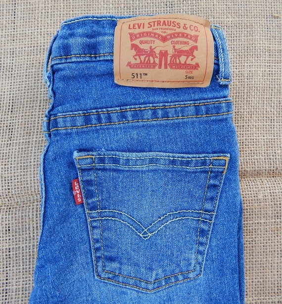 lejlighed Ru ugyldig Levi's 511 Jeans Kids Size 5 Regular Slim / Levi's 511 - Etsy