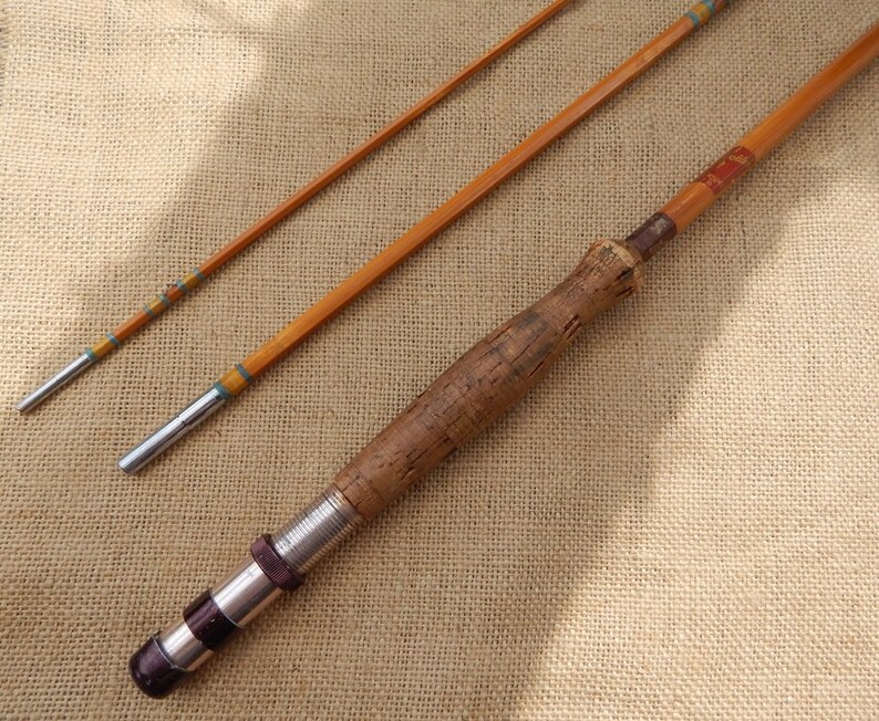 Peerless Golden Compac Split Bamboo Fly Fishing Rod Golden Etsy