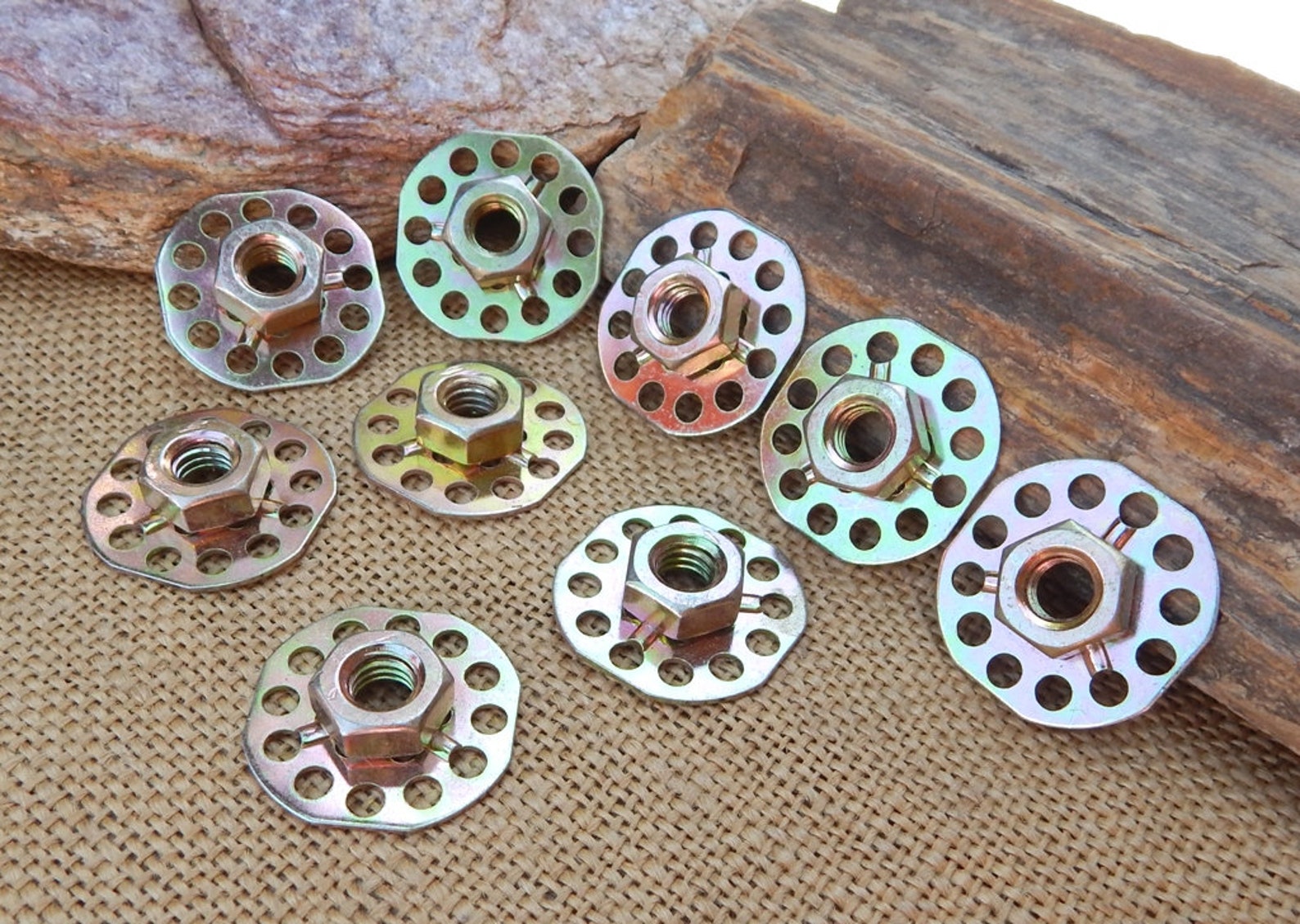 9 Rotaloc Fasteners / 9 Rotaloc Fasteners for Crafting / - Etsy