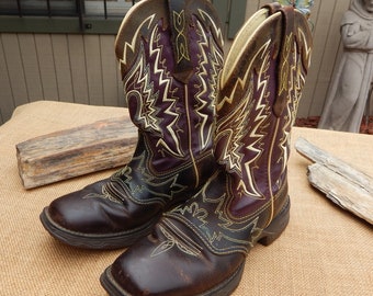 Durango "Lady Rebel" Cowgirl Boots  /  Durango Women's Size 6.5 Cowgirl Boots  /  Durango Cowgirl Boots  /  Durango Comfort Sole Boots