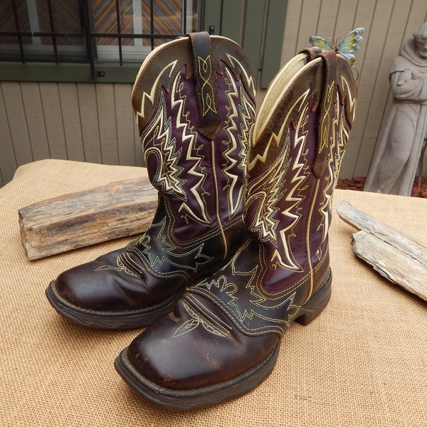 Durango "Lady Rebel" Cowgirl Boots  /  Durango Women's Size 6.5 Cowgirl Boots  /  Durango Cowgirl Boots  /  Durango Comfort Sole Boots