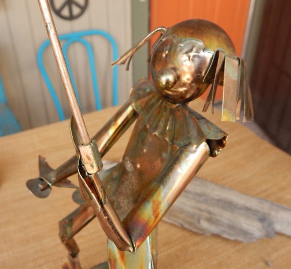 Copper Clown Sankyo Music Box 