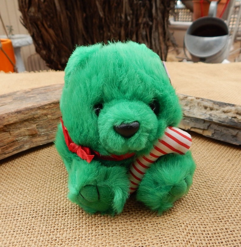 NOS Puffkins 1997 ~ Jingles the Bear Cub Puffkins ~ Puffkins ~ New Old Stock Never Displayed or Played With ~ Puffkins Plush Cub
