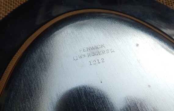 Fenwick WM Rogers 1212 Covered Serving Dish 1212 / WM Rogers