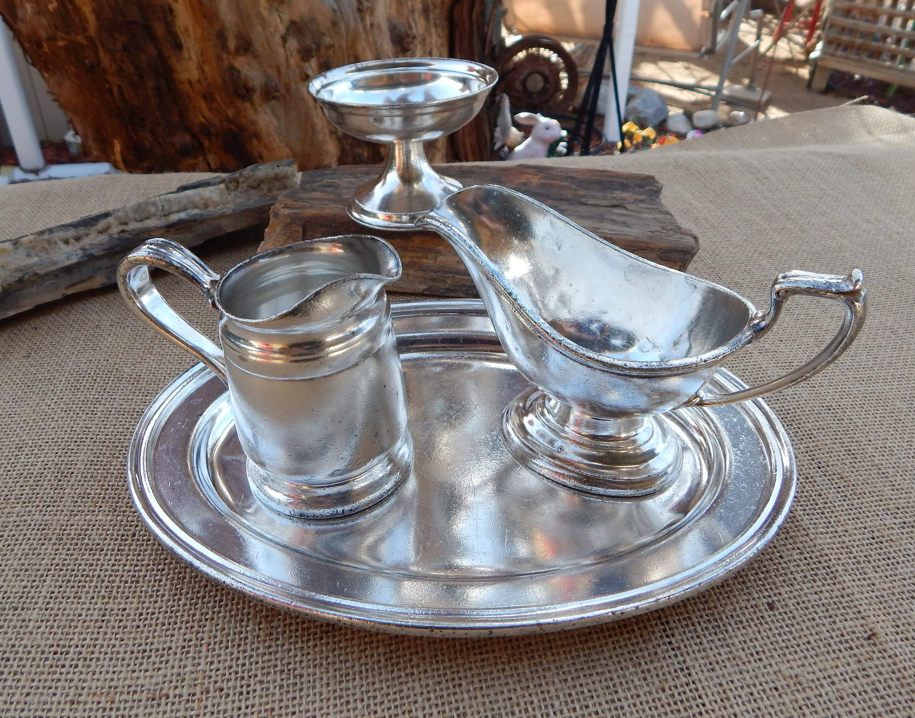 Reed & Barton Silver Soldered Serving Pieces Sheraton Hotel