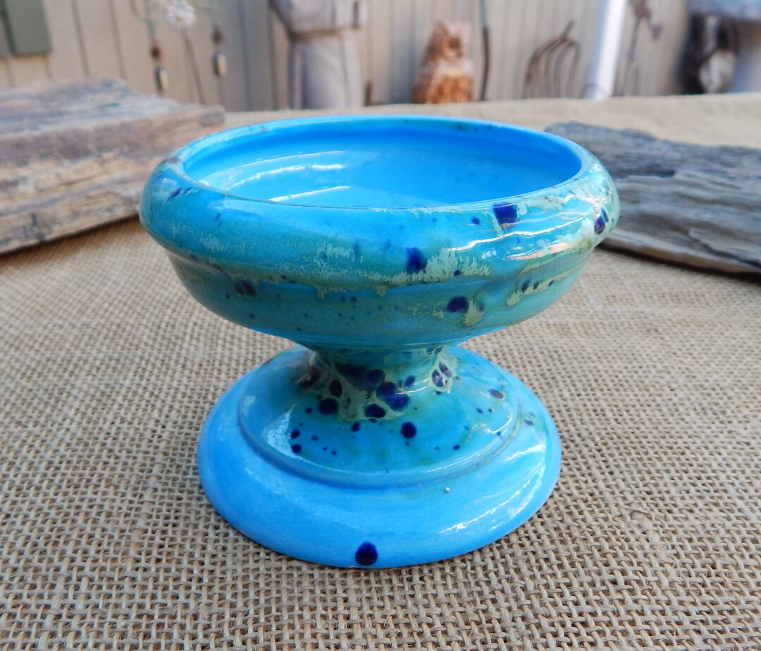 Bar Harbor Pottery Maine / Bar Harbor Drip Glaze Pottery Etsy