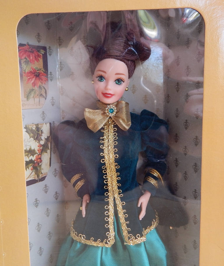 Hallmark Yuletide Romance Barbie NIB 1996 Hallmark Special Edition Yuletide Romance Barbie Vintage Barbie Third in a Series Etsy