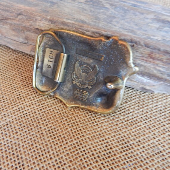 1982 Enameled Country Music Buckle ~ Serial Number H919 1982 Enameled Country Music Buckle ~ Serial Number H919