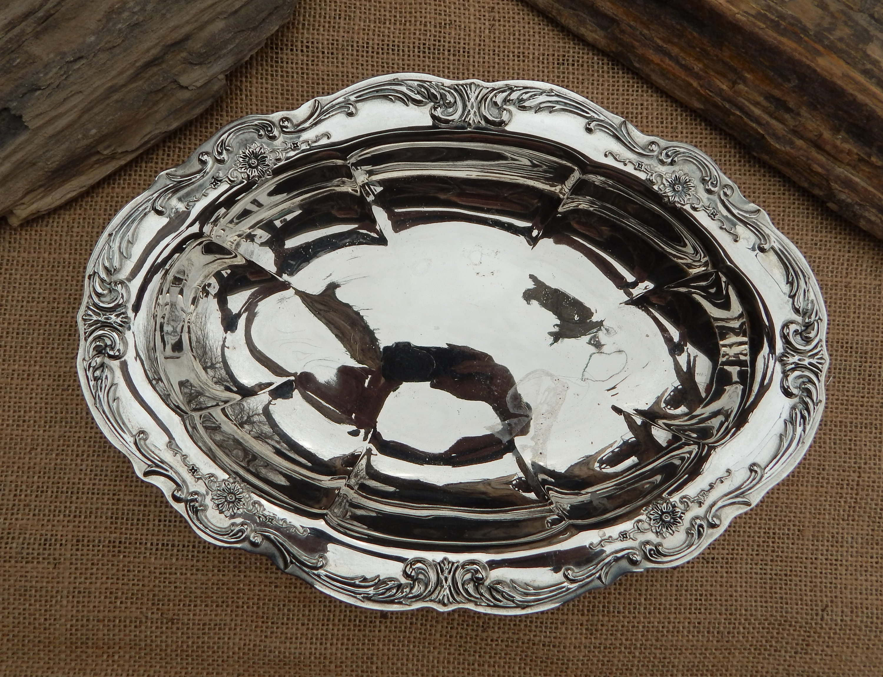 Plateaux De Service Vintage Towle Avec Poignées - E.P. 2834 - Pieds