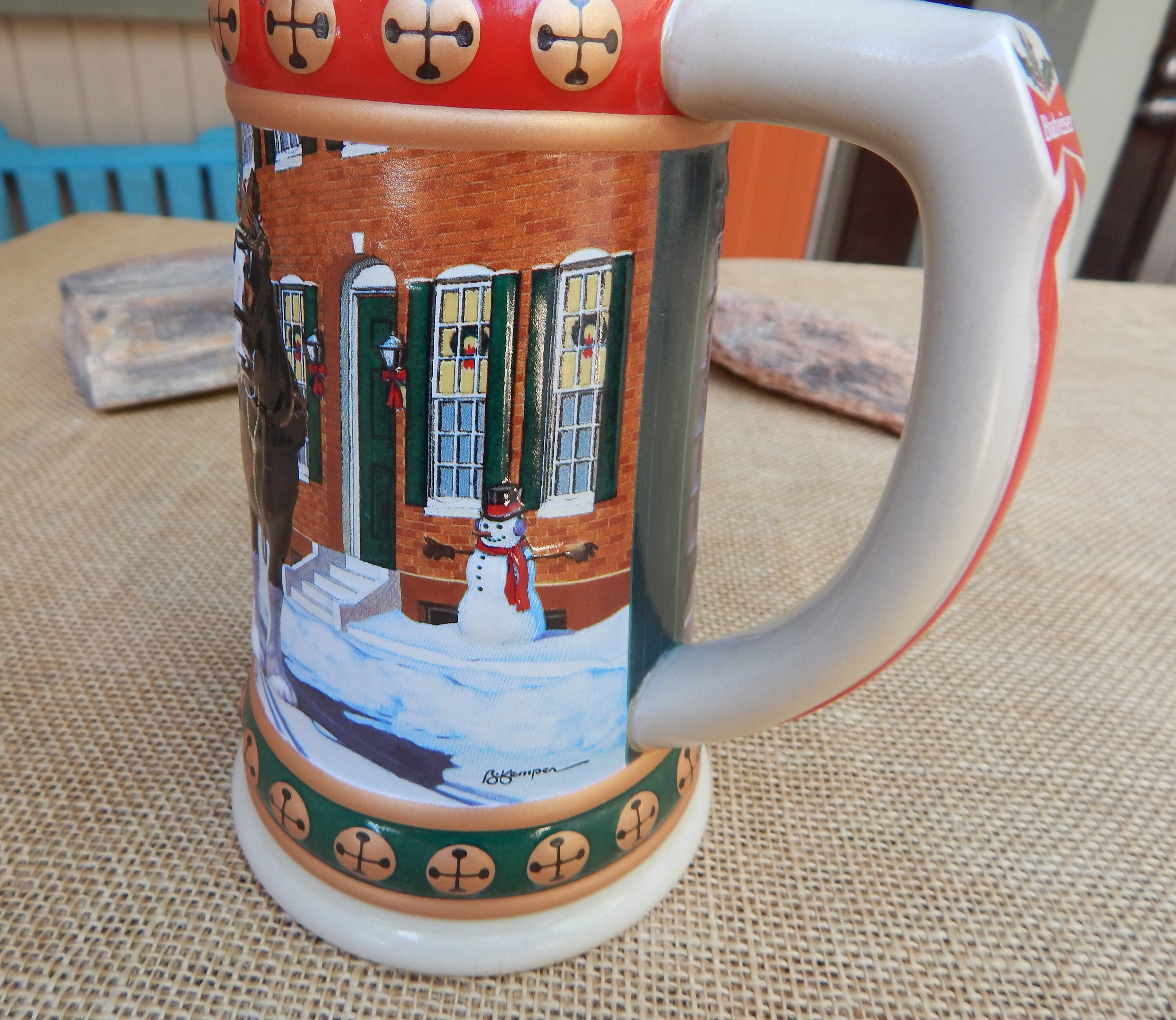 1993 Budweiser Holiday Stein Collection 