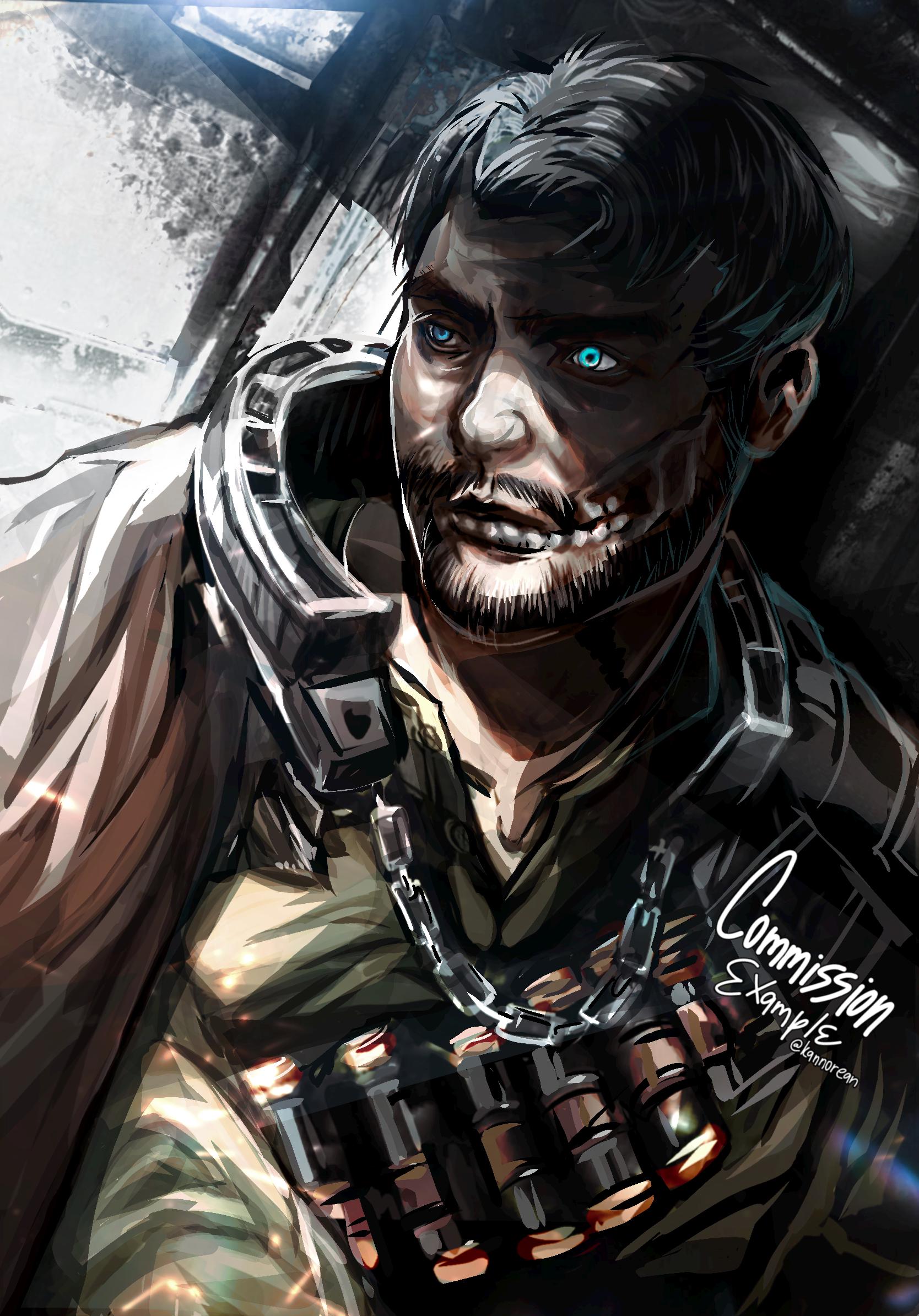 Custom Digital Art Commission Semi Realism Character Bust - Etsy