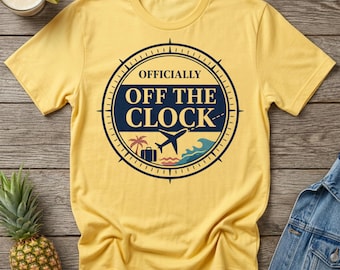 Camiseta de viaje de jubilación oficial, camiseta gráfica de vacaciones