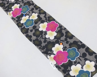 KK1076B2 Silk Kimono Fabric Vintage(1920-1950) Plum Blossom