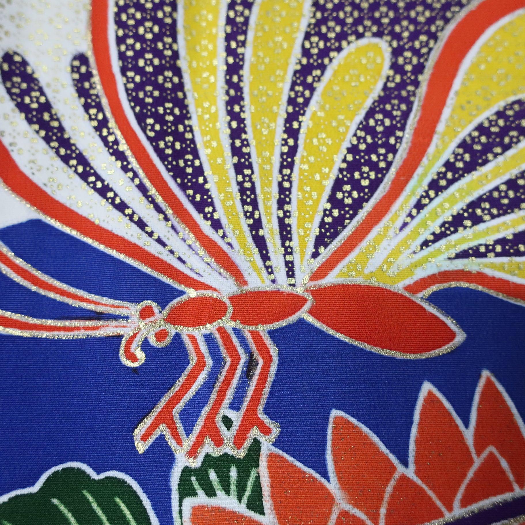 Katys様 KK1388B7 Silk Kimono Fabric Vintage(1950-1980) Shibori Red