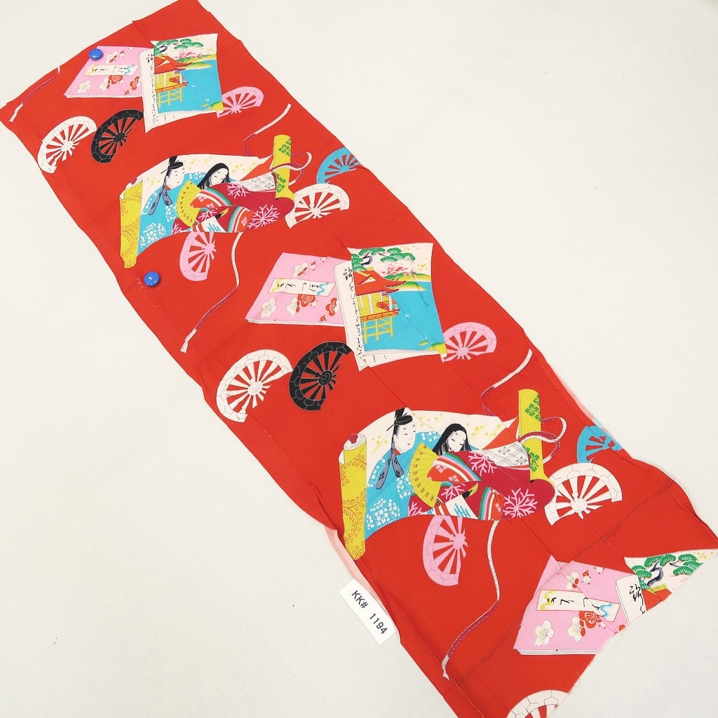 KK1194B4 Rayon Kimono Fabric Vintage(1950-1980) Heian Princess