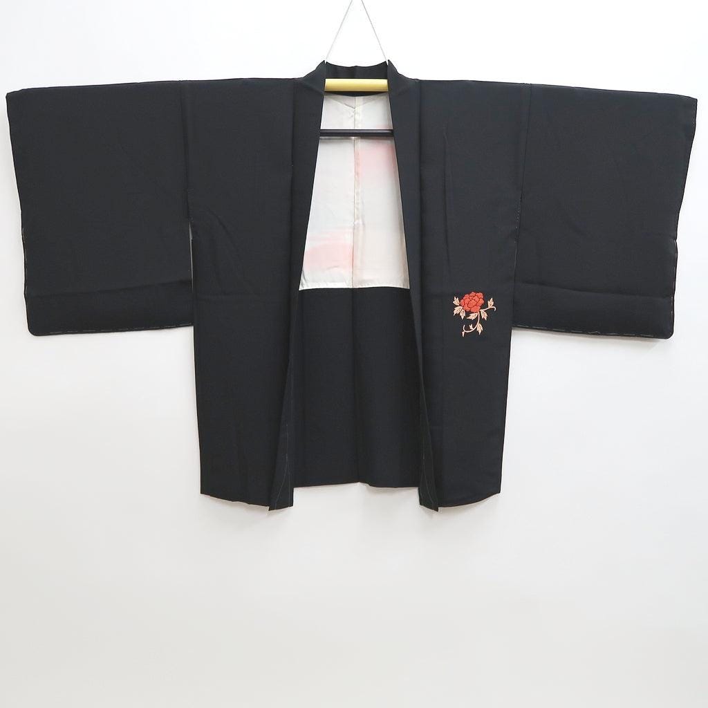 Haori Jacket Vintage(1950-1980) Black Fully Embroidered Haori Jacket Vintage(1950-1980) Black Fully Embroidered