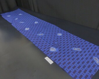 KK825A7 Cotton Kimono Fabric Vintage(1950-1980) Chouchin Navy 59.1