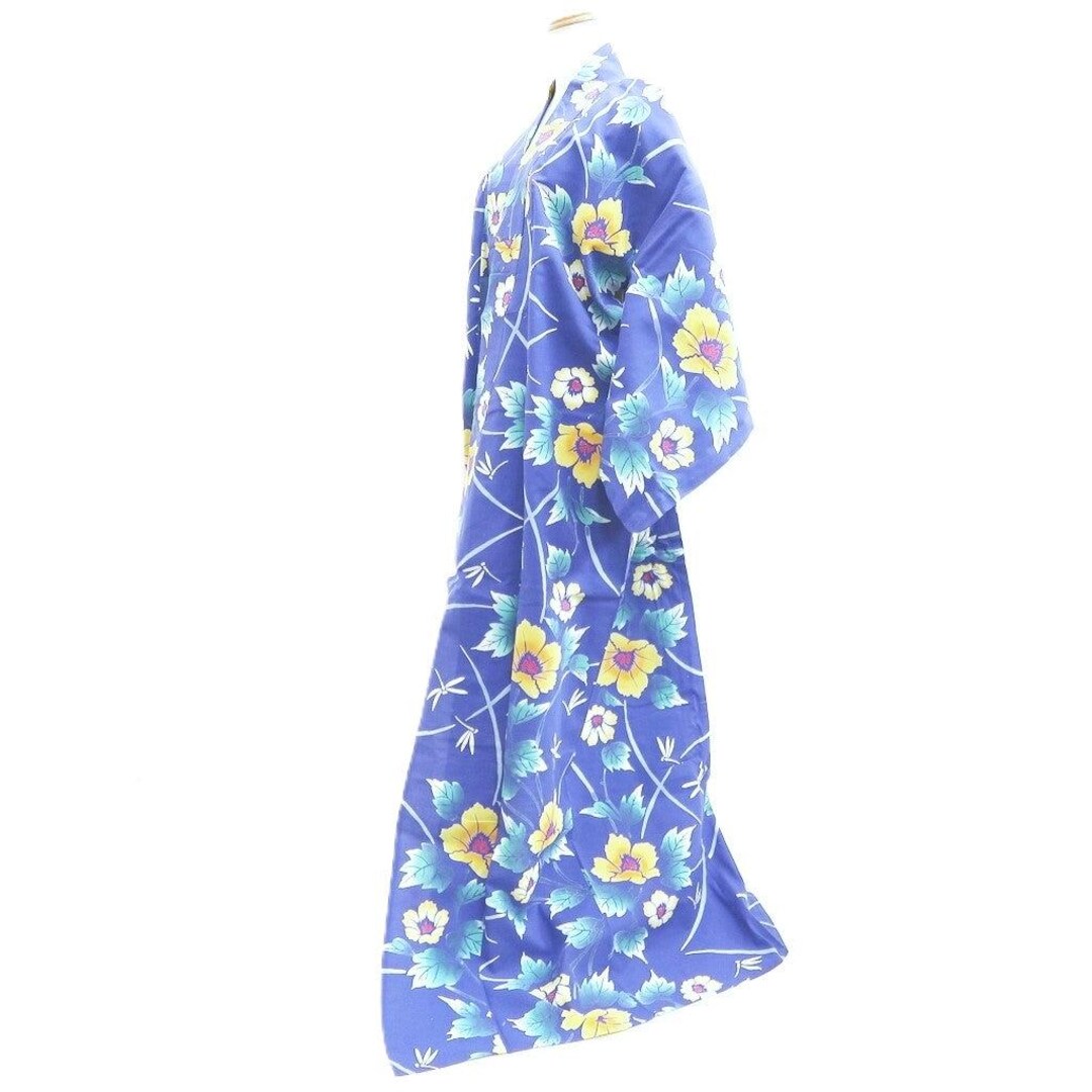 浴衣 青 トンボ柄 コットン #10751D3 - Etsy 日本