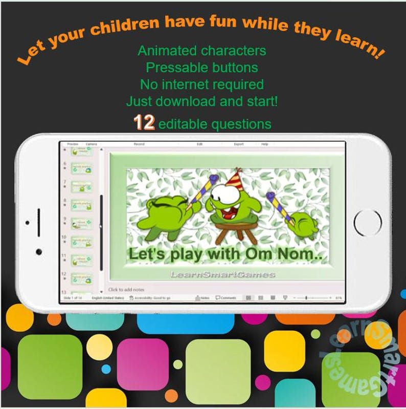 Editable Interactive Powerpoint Quiz Template, Animated Learning Game ...