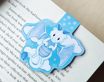 Dragon Magnetic Bookmark Adorable Dragon Bookmark Handmade Gifts for Book Lovers Fantasy Bookmark Unique Gift Air Dragon Bookmark