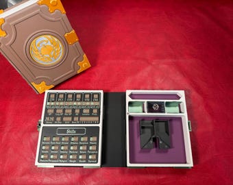DND Character Tracker Tome with Dice Tower | RPG Organizer, Stats Storage