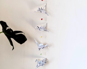 Tokidoki origami kraanvogelkoord met kralen