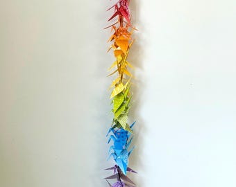 Kraandraad origami regenboog