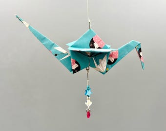 Japans origami-origami-kraanornament