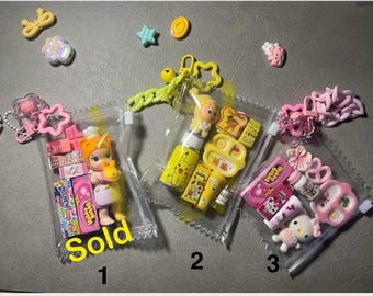 Gacha keychain pouches