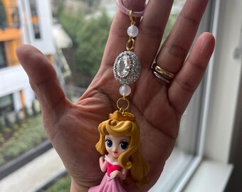 Sleeping Beauty Disney Princess bag charm/keychain