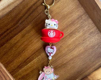 Hello kitty bag charm/keychain