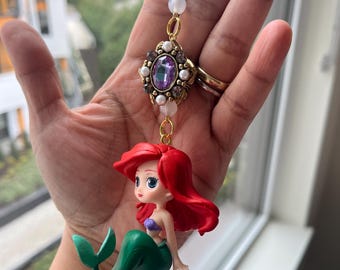 Little Mermaid Disney Princess bag charm/keychain