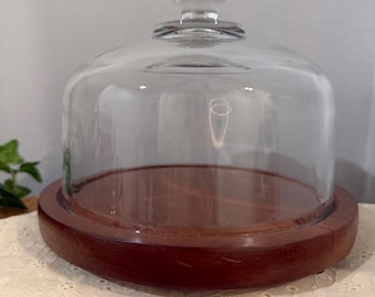 Vintage Goodwood Cloche Rustic Display Glass Dome Cover