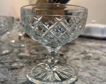 Vintage Anchor Hocking Waterford sherbet glasses - set of 6
