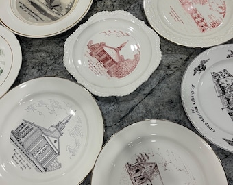 Platos antiguos de la Iglesia Metodista