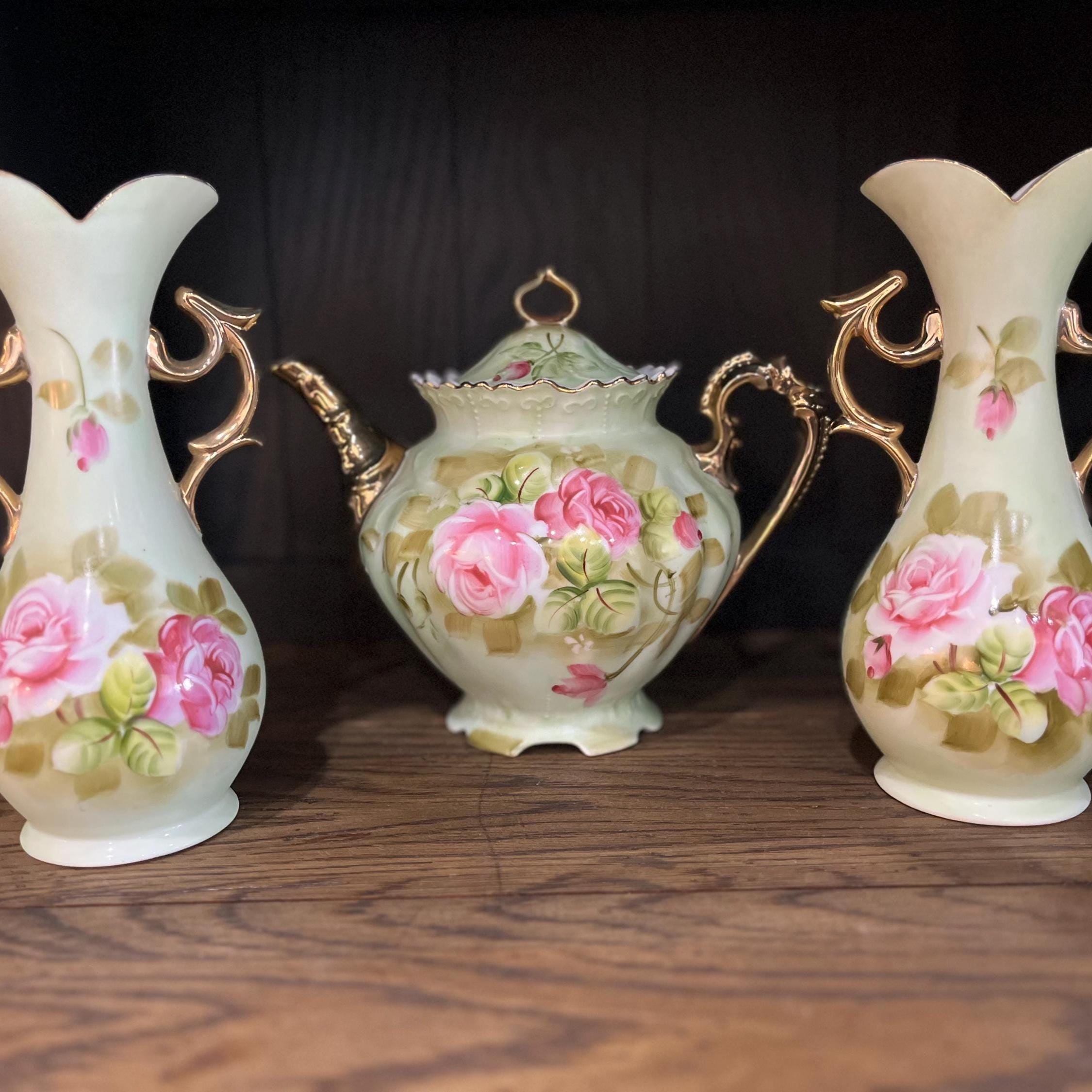 Heritage Mint Teapot - Etsy Canada