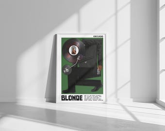 Frank Ocean Vinylkopf Poster 18x24"