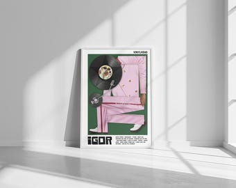 Tyler the Creator Vinylkopf Poster 45x60 cm