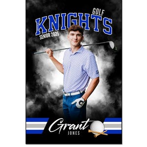 GOLF-POSTER 002 | 12 "x 18" Adobe Photoshop Digitale Vorlage | Sport Template für Banner & Poster | Nur digitale Datei